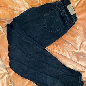 Authentic Vintage Riders, Black, No distresses.